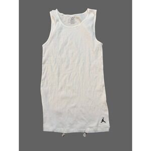 Nike Jordan Brand White Ribbed Tank Top - NWOT - Medium